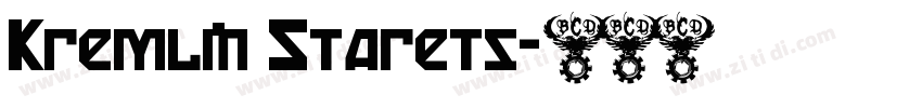 Kremlin Starets字体转换